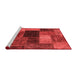 Modern Red Washable Rugs