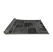 Sideview of Patchwork Gray Transitional Rug, abs1193gry