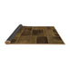 Sideview of Patchwork Brown Transitional Rug, abs1193brn