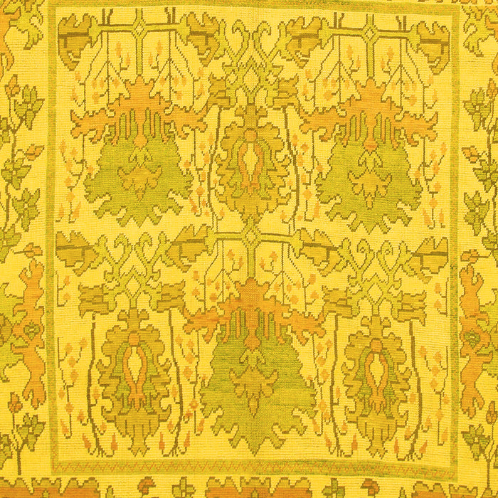 Machine Washable Abstract Yellow Modern Rug, wshabs1194yw