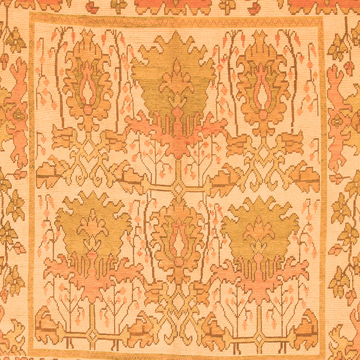 Abstract Orange Modern Rug, abs1194org