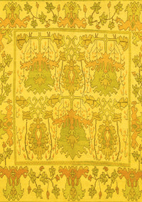 Abstract Yellow Modern Rug, abs1194yw