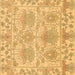 Square Abstract Brown Modern Rug, abs1194brn