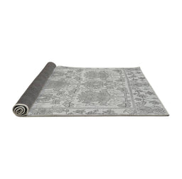 Sideview of Abstract Gray Modern Rug, abs1194gry