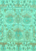 Abstract Turquoise Modern Rug, abs1194turq