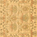 Square Machine Washable Abstract Brown Modern Rug, wshabs1194brn