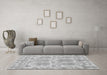 Machine Washable Abstract Gray Modern Rug in a Living Room,, wshabs1194gry