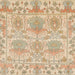 Square Abstract Brown Modern Rug, abs1194