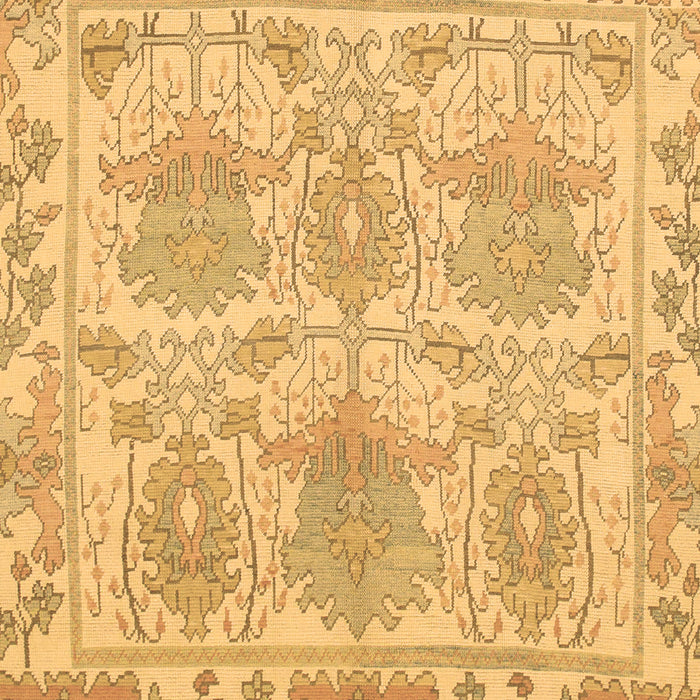 Abstract Brown Modern Rug, abs1194brn