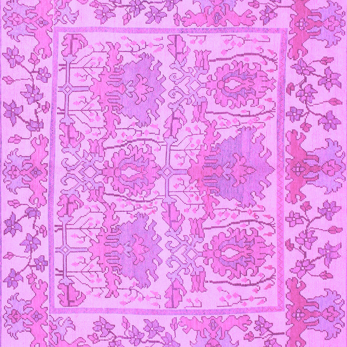 Square Machine Washable Abstract Purple Modern Area Rugs, wshabs1194pur