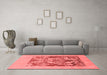 Modern Red Washable Rugs