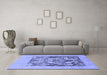 Machine Washable Abstract Blue Modern Rug in a Living Room, wshabs1195blu