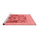 Modern Red Washable Rugs