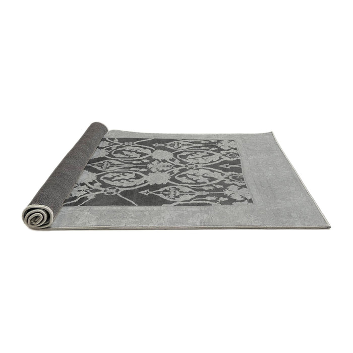 Sideview of Abstract Gray Modern Rug, abs1195gry