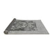 Sideview of Abstract Gray Modern Rug, abs1195gry