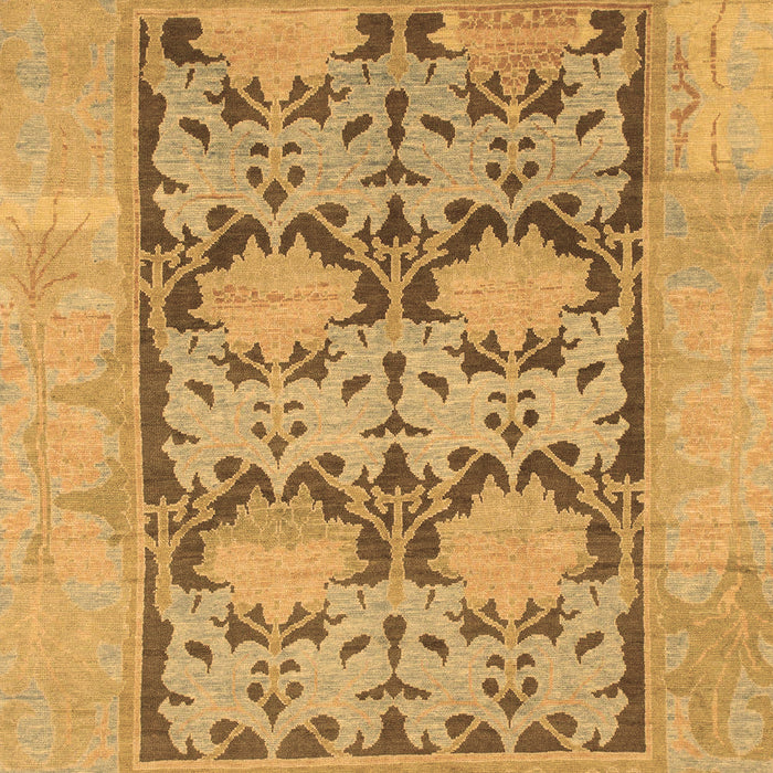 Machine Washable Oriental Brown Traditional Rug, wshabs1196brn