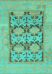 Oriental Turquoise Traditional Rug, abs1196turq