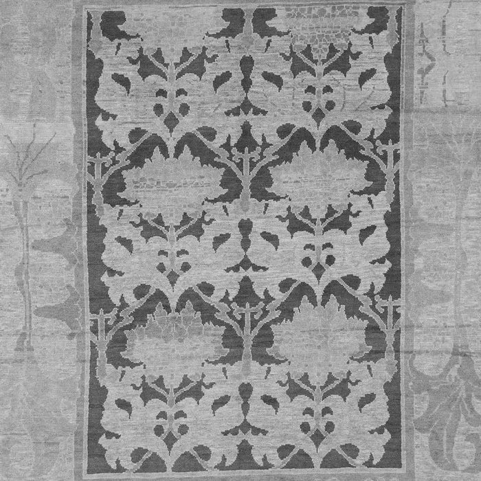 Machine Washable Oriental Gray Traditional Rug, wshabs1196gry
