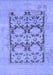 Machine Washable Oriental Blue Traditional Rug, wshabs1196blu