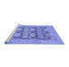 Sideview of Machine Washable Oriental Blue Traditional Rug, wshabs1196blu