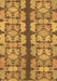 Abstract Brown Modern Rug, abs1197brn