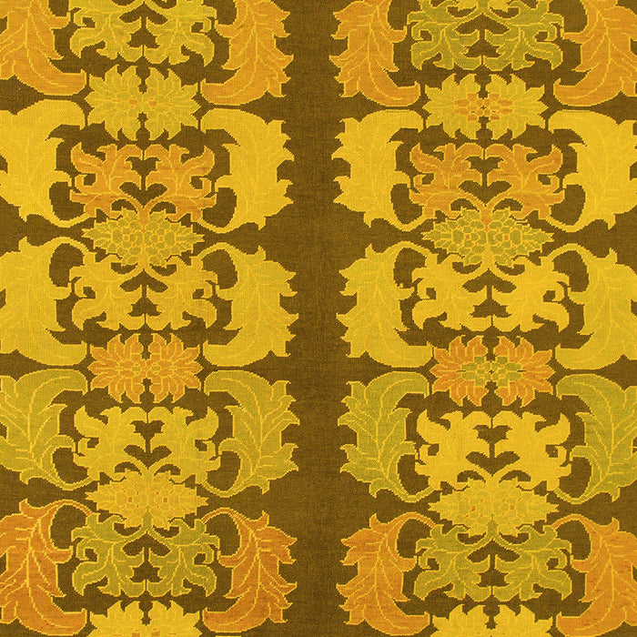 Abstract Yellow Modern Rug, abs1197yw