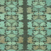 Square Machine Washable Abstract Light Blue Modern Rug, wshabs1197lblu