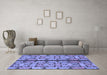 Machine Washable Abstract Blue Modern Rug in a Living Room, wshabs1197blu