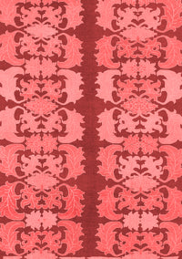 Abstract Red Modern Rug, abs1197red