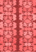 Abstract Red Modern Area Rugs