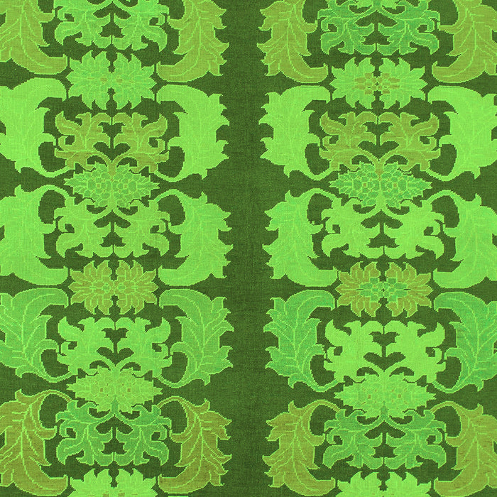 Abstract Green Modern Rug, abs1197grn