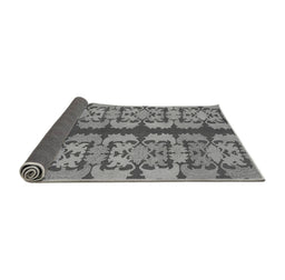Sideview of Abstract Gray Modern Rug, abs1197gry