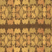 Square Abstract Brown Modern Rug, abs1197brn