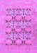 Machine Washable Oriental Purple Traditional Area Rugs, wshabs1198pur