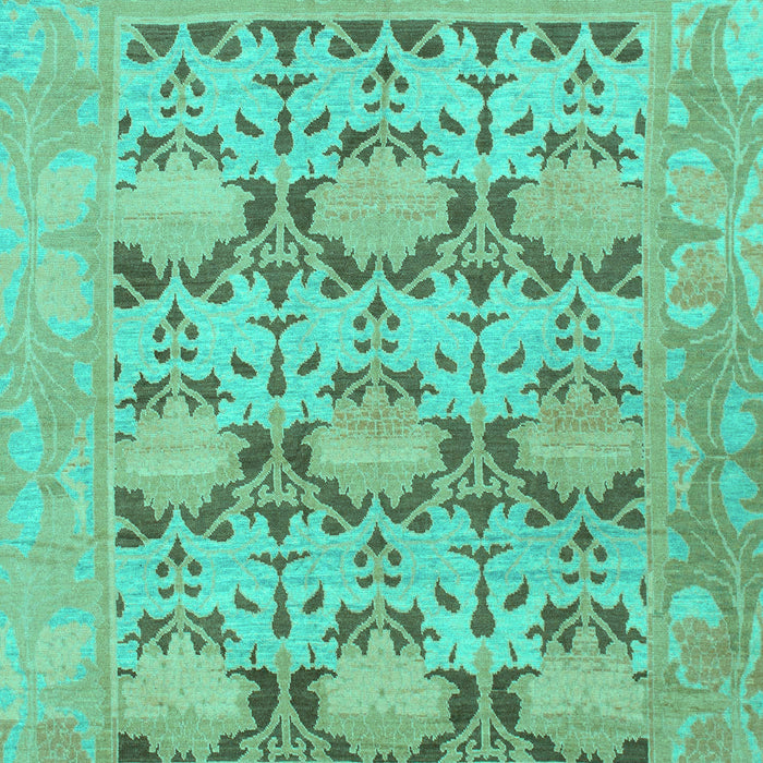 Oriental Turquoise Traditional Rug, abs1198turq