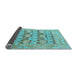 Sideview of Oriental Light Blue Traditional Rug, abs1198lblu