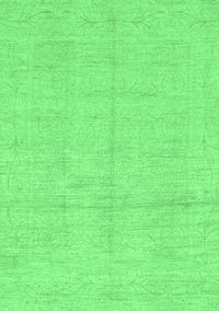 Abstract Emerald Green Modern Rug, abs1199emgrn