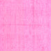 Square Abstract Pink Modern Rug, abs1199pnk