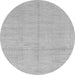 Round Abstract Gray Modern Rug, abs1199gry