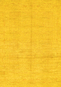 Abstract Yellow Modern Rug, abs1199yw