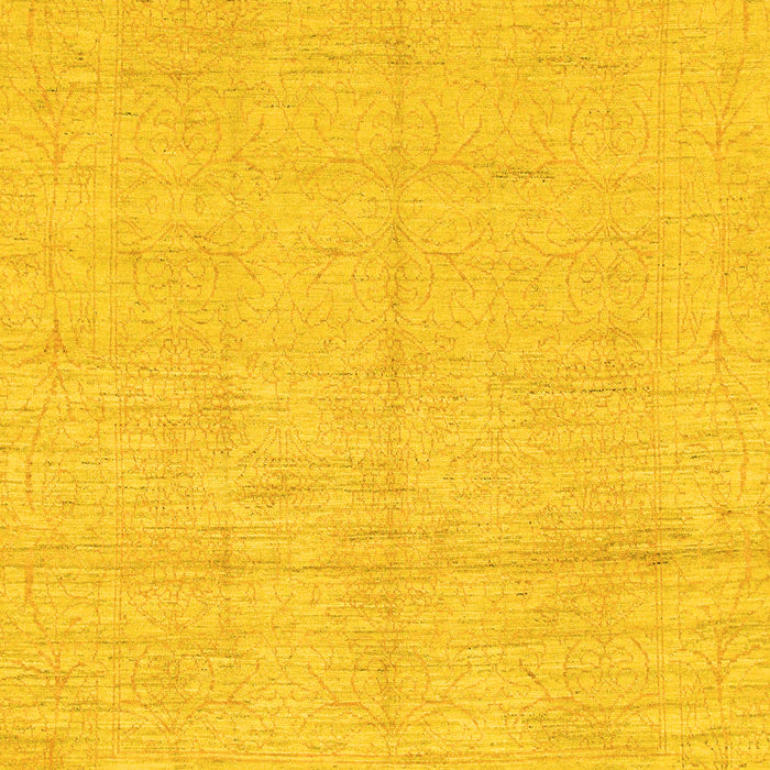 Abstract Yellow Modern Rug, abs1199yw