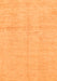 Machine Washable Abstract Orange Modern Area Rugs, wshabs1199org
