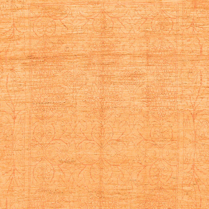 Machine Washable Abstract Orange Modern Area Rugs, wshabs1199org