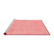 Modern Red Washable Rugs