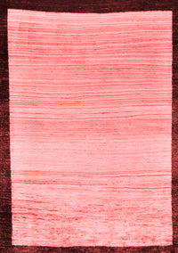 Solid Red Modern Rug, abs119red