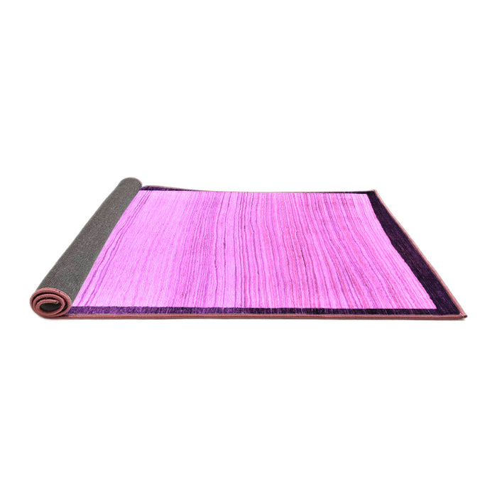 Sideview of Solid Purple Modern Rug, abs119pur