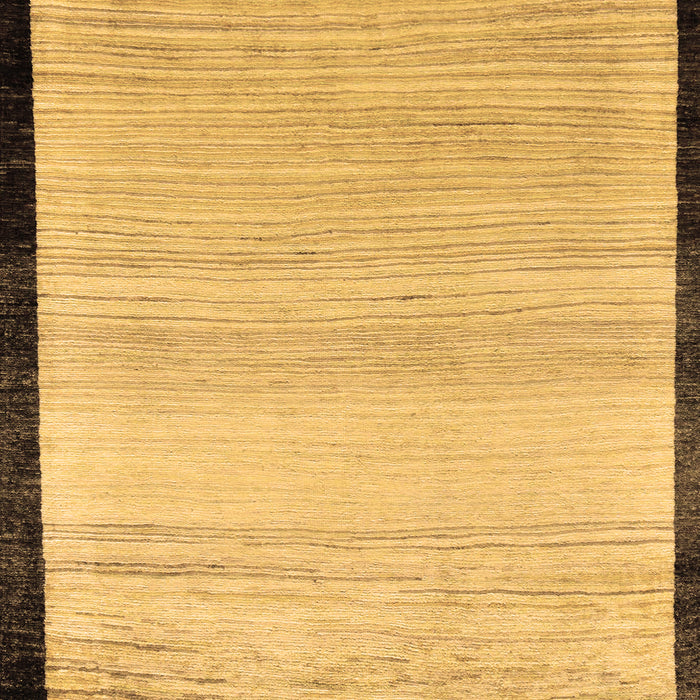 Machine Washable Solid Brown Modern Rug, wshabs119brn