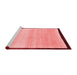 Modern Red Washable Rugs