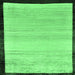 Square Machine Washable Solid Emerald Green Modern Area Rugs, wshabs119emgrn