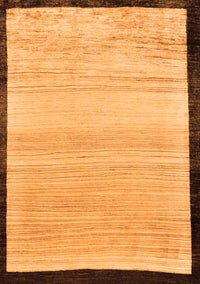 Solid Orange Modern Rug, abs119org